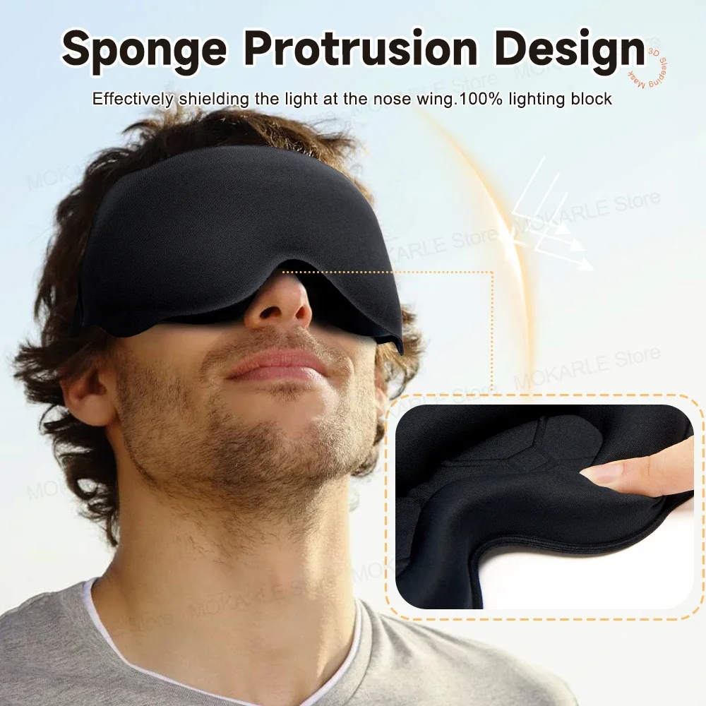 Maska do spania 3D, blokująca  – 3D Printing Mask recenzja i cena